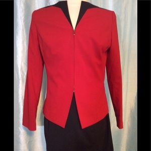 Skirt & Jacket Suit, Zipper front Jacket, NWT